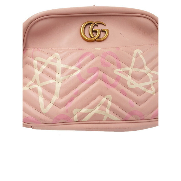 Gucci Ghost GG Marmont Chain Shoulder Bag - Picture 5 of 9